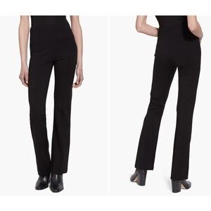 NWT Lyssé Elysse Ponte Pants Black Sz Medium New Slimming Luxurious Wide Leg